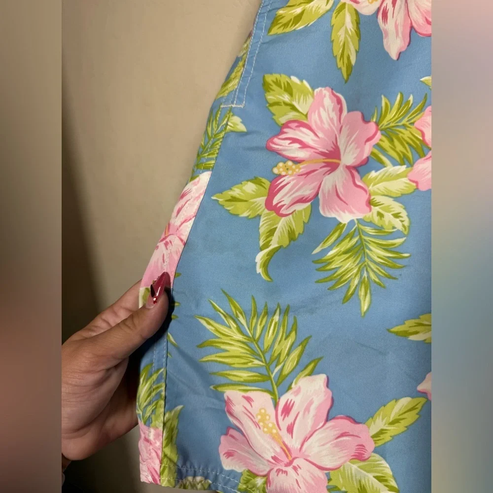 Polo Ralph Lauren Flower Print Swim Trunks Size Medium
